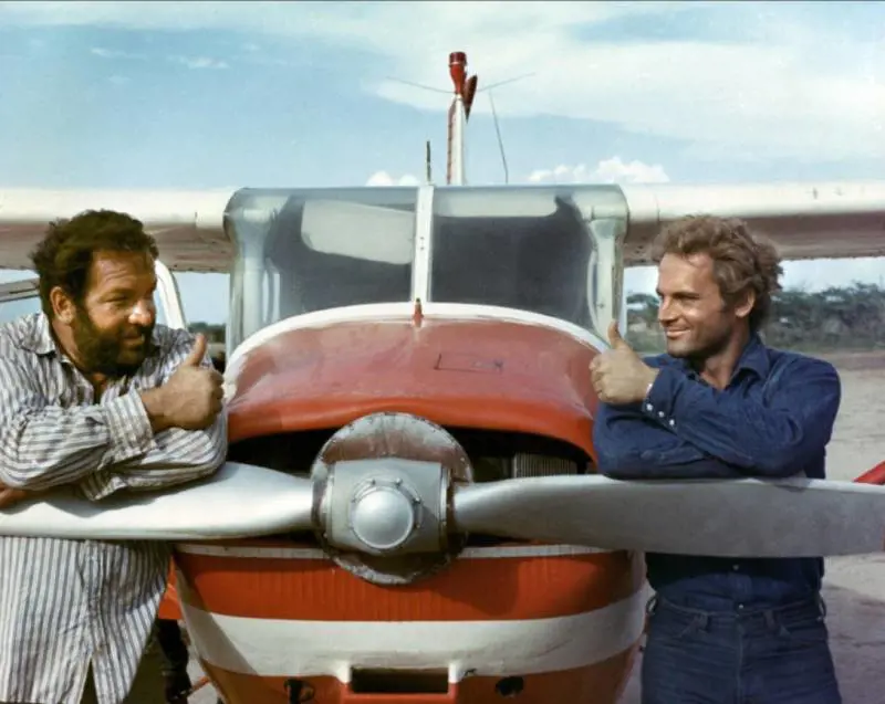 Bud Spencer e Terence Hill nel film "Più Forte, Ragazzi!" (1973)