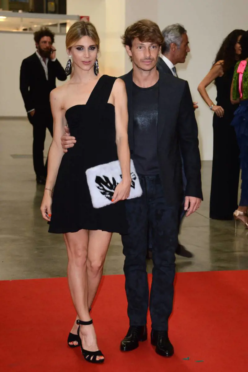 Giorgio Pasotti e Nicoletta Romanoff red carpet Convivio 2014