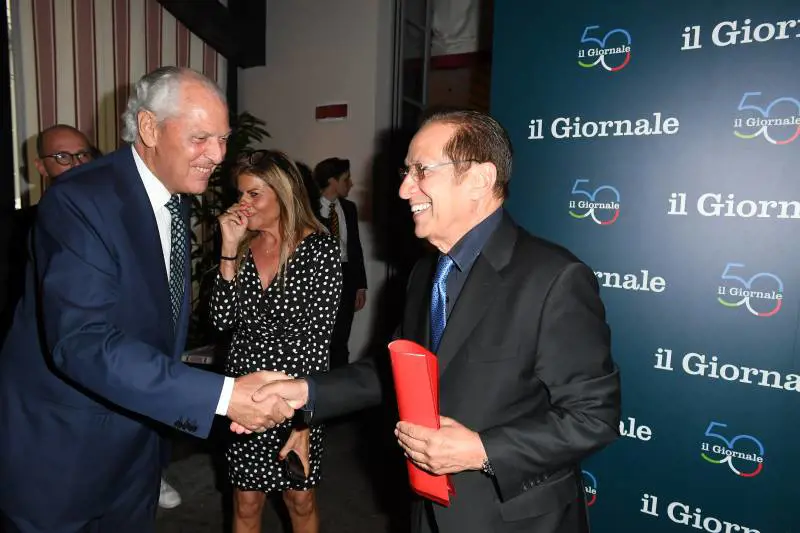Paolo Berlusconi e Marco Tronchetti Provera