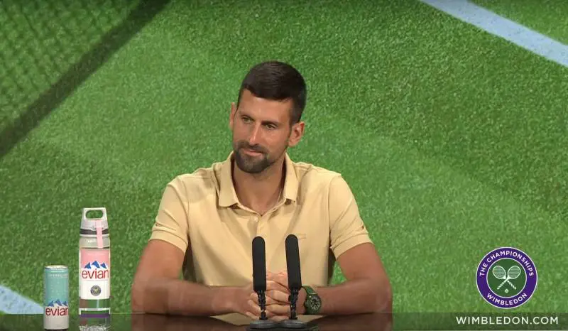 Wimbledon, recupero lampo di Djokovic, che avvisa i rivali: "Il ginocchio sta bene"