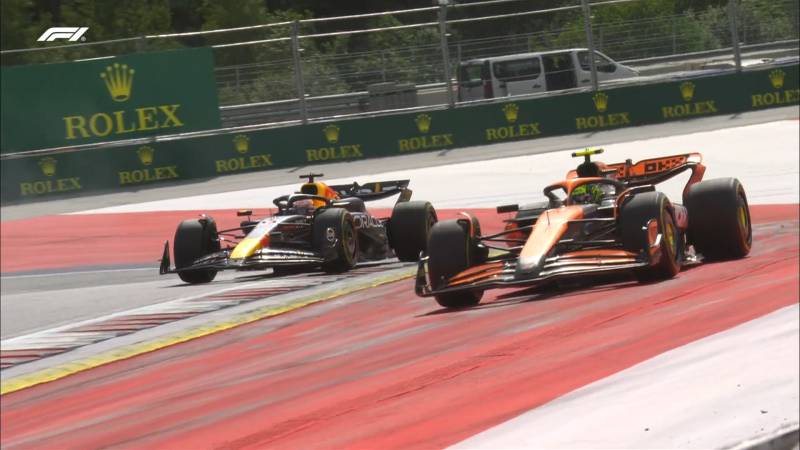 F1 Austria gara sorpasso Norris Verstappen