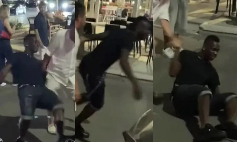 Mario Balotelli ubriaco in strada dopo l'eliminazione dell'Italia. "Qual è il problema?"