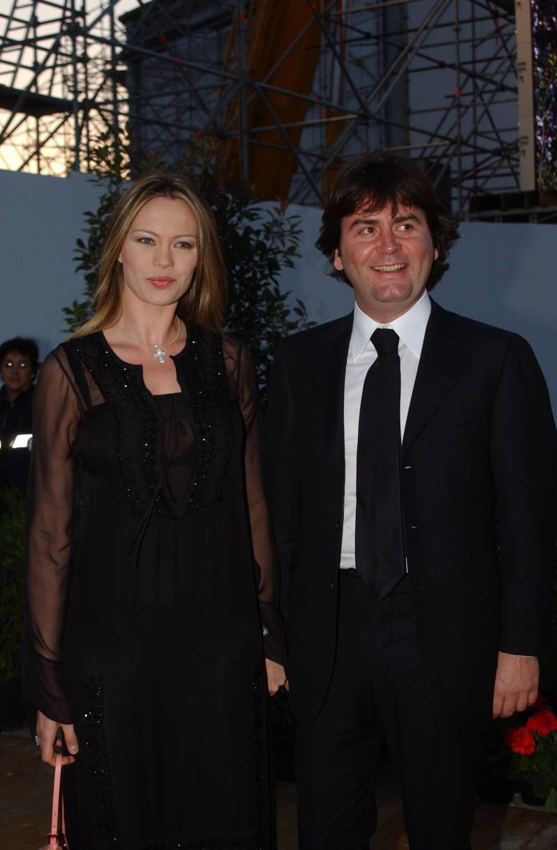 Stefano Ricucci e Anna Falchi al Pavarotti & friends (2002)