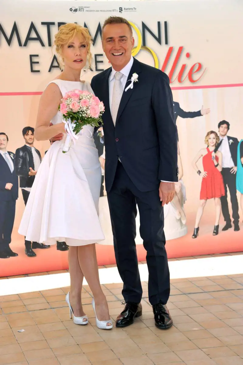 Nancy Brilli e Massimo Ghini all’anteprima di "Matrimoni e altre follie" (2016)