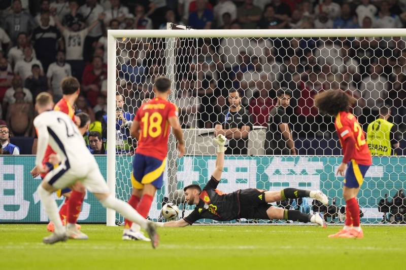 Spagna Inghilterra Palmer gol