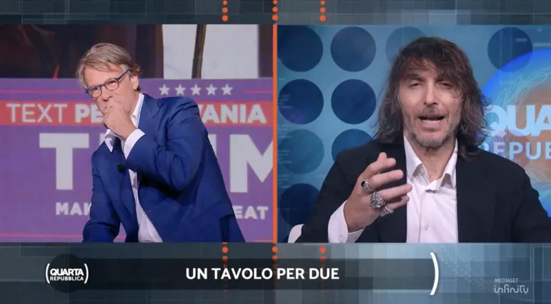 Cruciani choc sull'attentato a Trump: "Attenti, può succedere a Meloni"