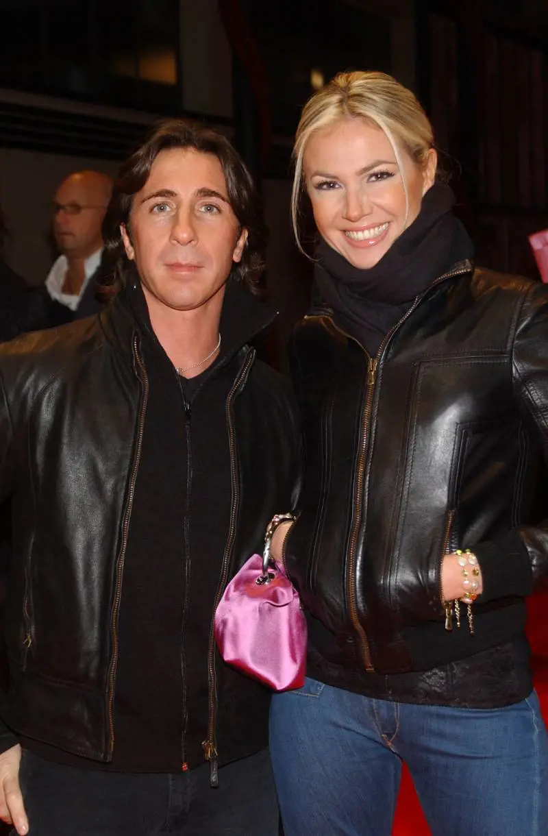 Federica Panicucci e Mario Fargetta al party post "L'isola dei famosi" (2003)
