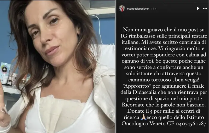 "Non immaginavo". Il post della giornalista Mediaset colpita dal tumore