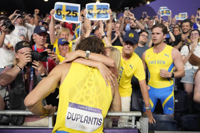 Duplantis record fidanzata Parigi 2024