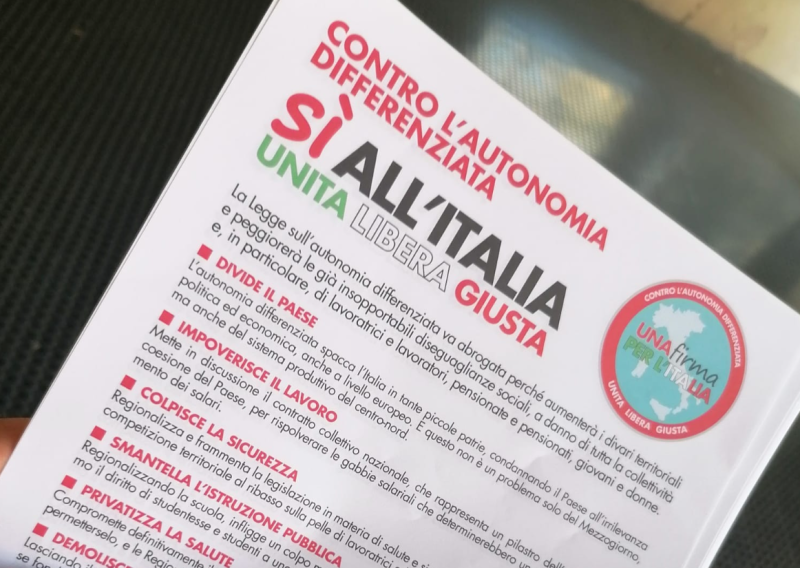 Autonomia, i rischi costituzionali del referendum