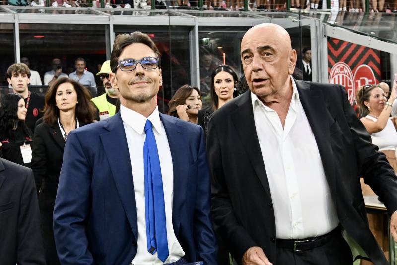 Milan-Monza trofeo Berlusconi Galliani-Pier Silvio Berlusconi