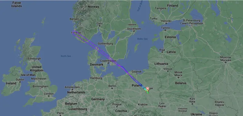 Screenshot FlightRadar24