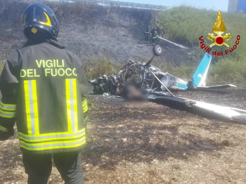 Terni, precipita un ultraleggero: morti pilota e passeggero