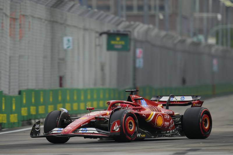 F1 Singapore FP1 Leclerc