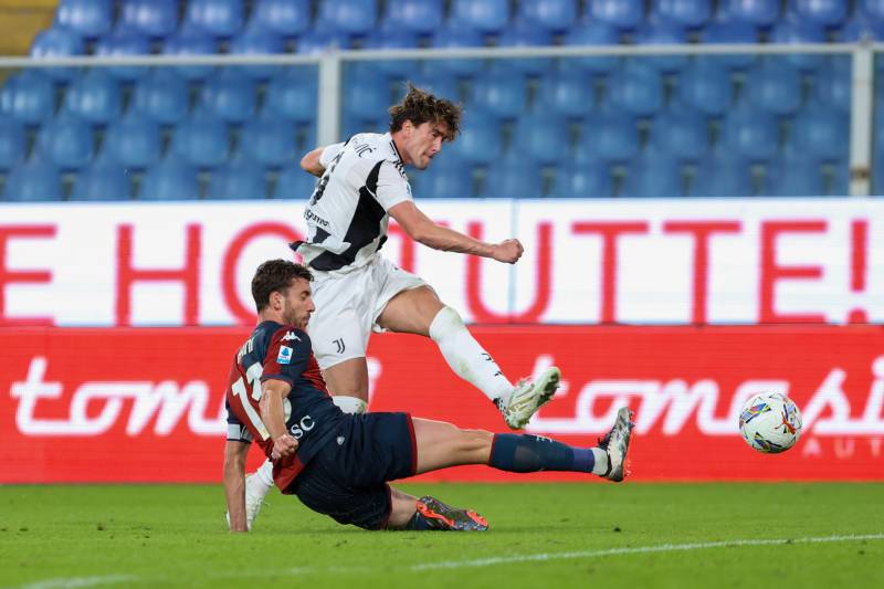 Vlahovic gol Genoa Juventus