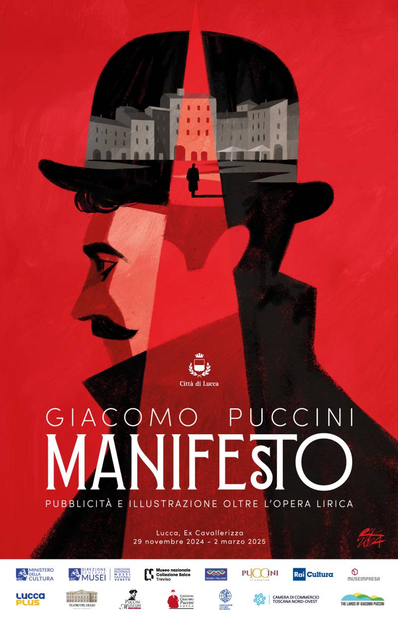 Manifesto mostra Giacomo Puccini