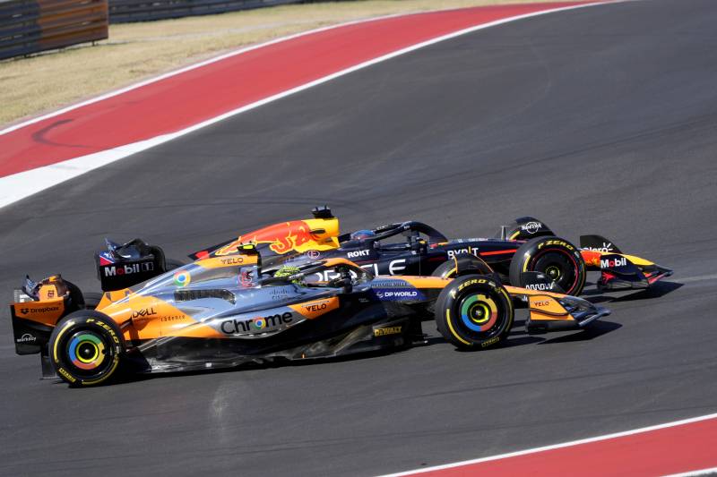 F1 Austin gara Norris Verstappen duello