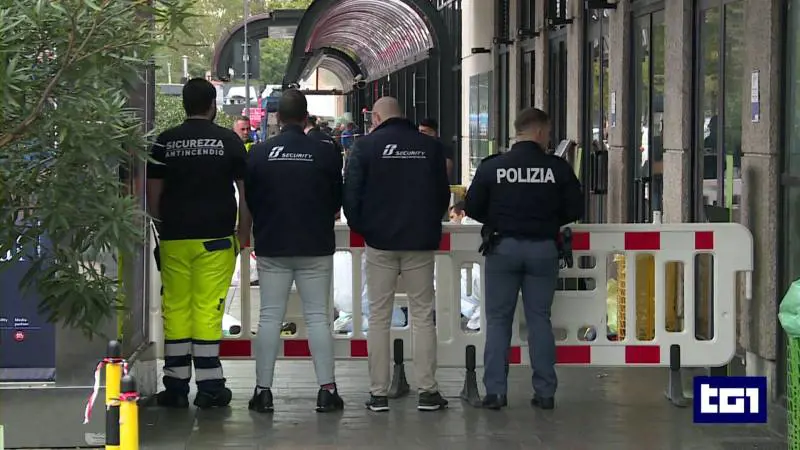 Screenshot del Tg1 sull’aggressione di Verona