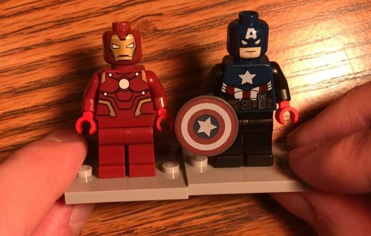  Lego IRON MAN & CAPTAIN AMERICA