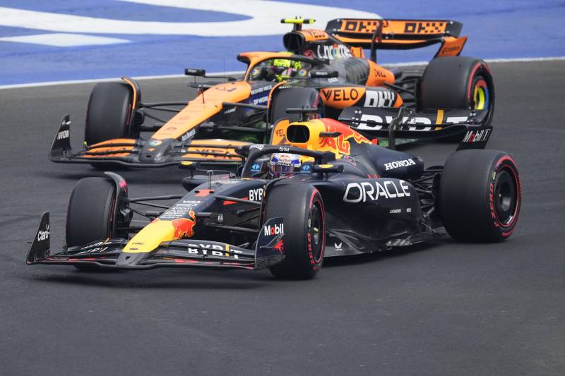 F1 Messico FP2 Norris Verstappen