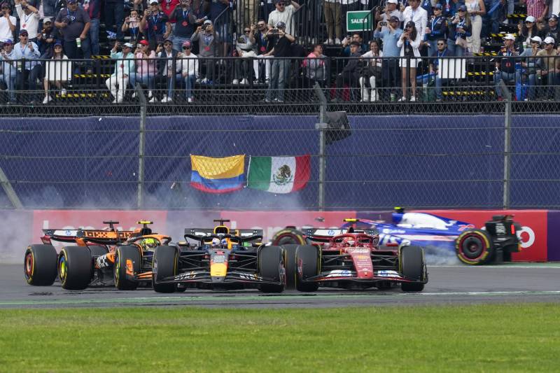 F1 Messico gara prima curva