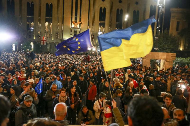 La Georgia scende in piazza per l'Ue