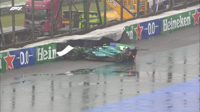 F1 Brasile Q3 Alonso incidente