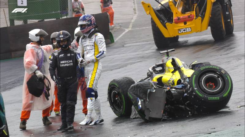 F1 Brasile Q3 Albon incidente