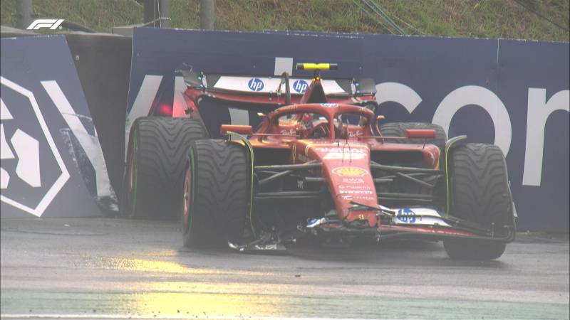 F1 Brasile gara Sainz incidente