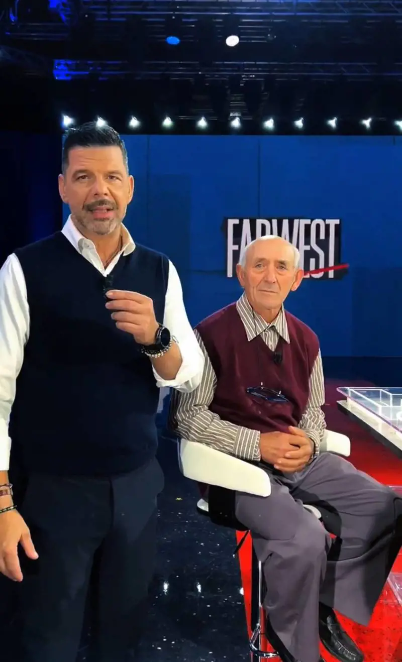 Salvo Sottile e Michele Misseri nello studio di Far West