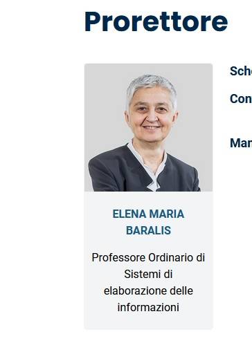 Elena Maria Baralis