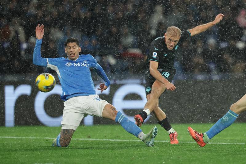 Napoli Lazio Isaksen gol