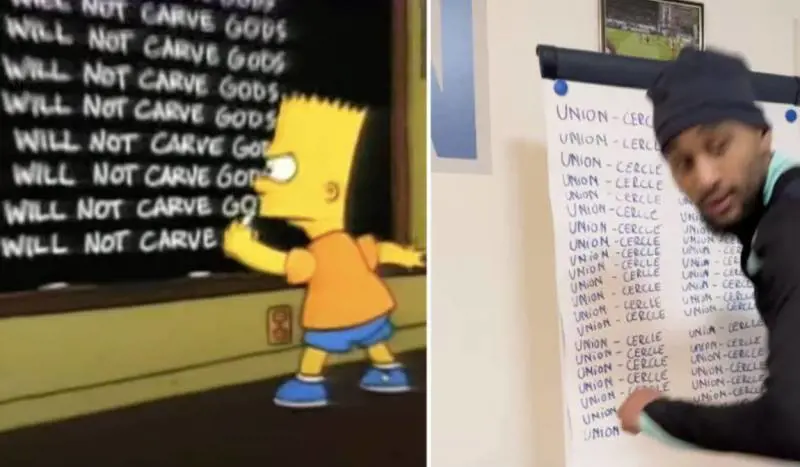 Offende gli avversari: il suo club lo condanna alla pena «Bart Simpson»