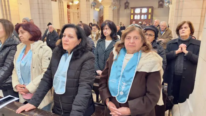 Messa domenicale nella chiesa cattolica di Bab Tuma, quartiere cristiano di Damasco