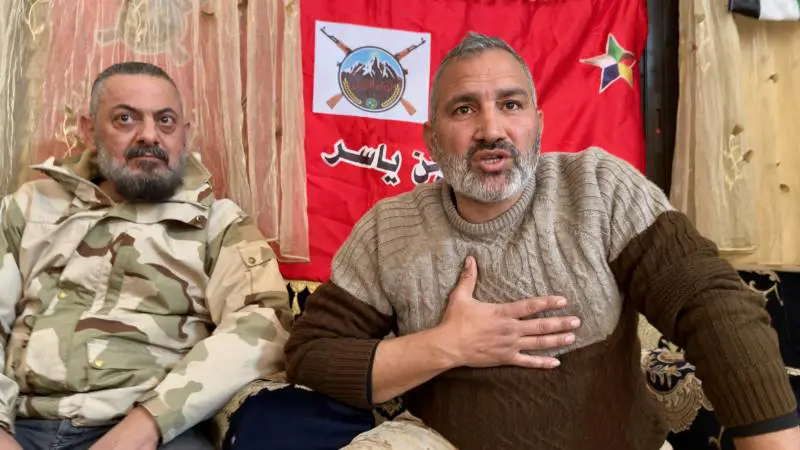  Il cte druso Shaker Azzam del gruppo Lewaa al JAbal