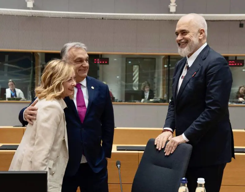 Giorgia Meloni a Bruxelles
