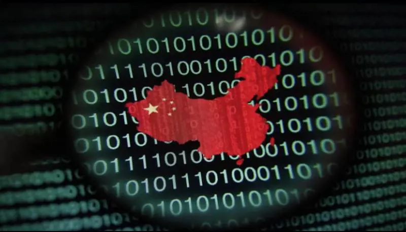 Grafica: Attacchi hacker cinesi (Fonte: Voice of America - YouTube)