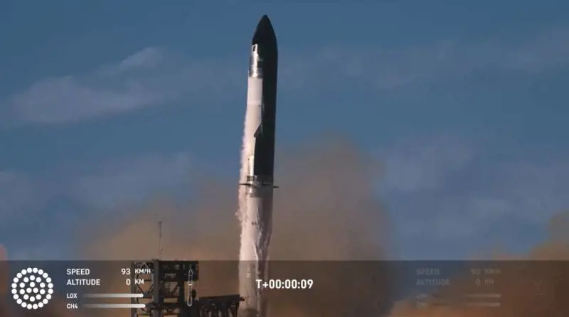 Settimo lancio di prova per Starship di SpaceX