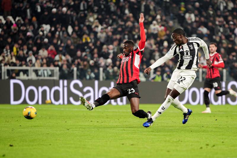 Juventus Milan Weah gol