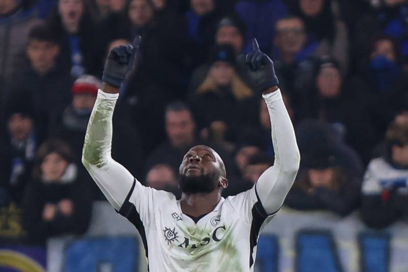 Atalanta Napoli Lukaku celebrazione