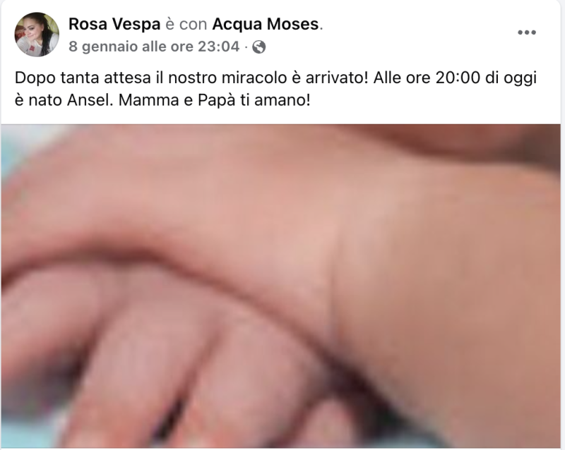 Screen Facebook Rosa Vespa