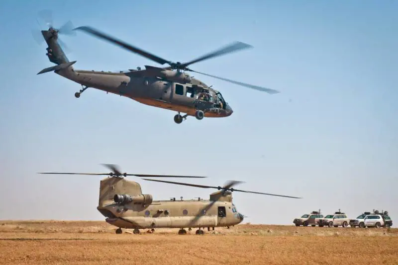 Mezzi militari Usa (Fonte: sito internet del CENTCOM)