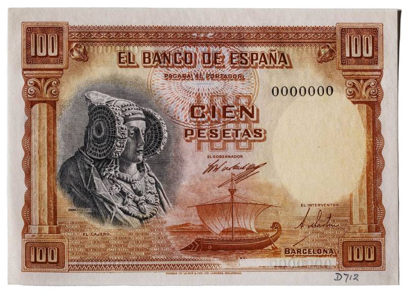 100 pesetas