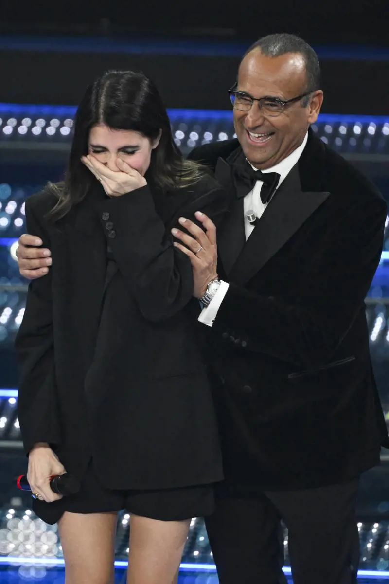 Giorgia e Carlo Conti