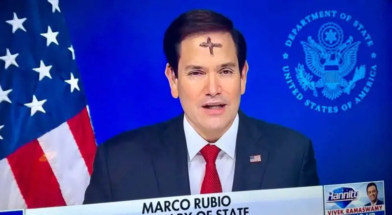 Quella croce sulla fronte riscrive la fede americana