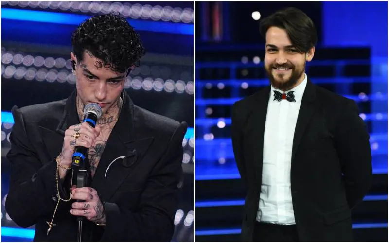"Non sa cantare", "Io almeno lavoro". Volano stracci tra Tony Effe e Valerio Scanu. E Striscia interviene