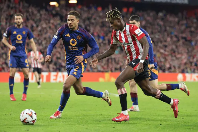 La Roma crolla a Bilbao e saluta l'Europa League. Alla Lazio basta un pari per volare ai quarti