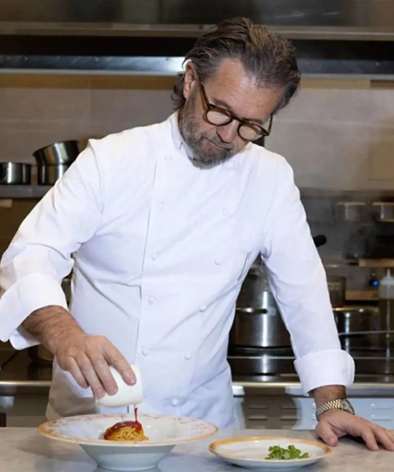 Spaghetto giallo Eataly di Cracco e Alta Langa Fontanafredda