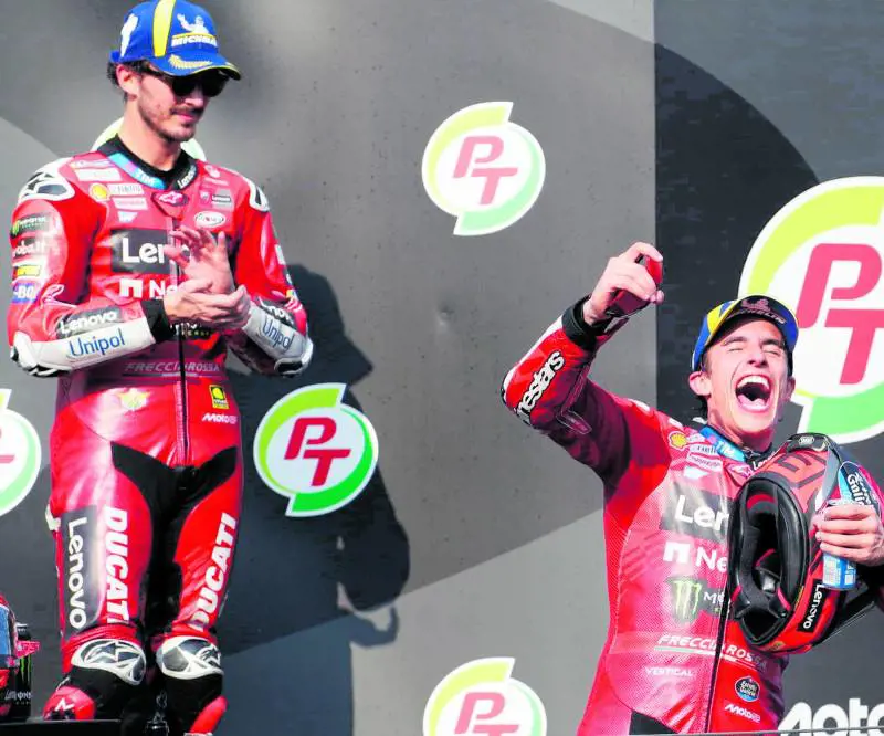 Bagnaia prova a dare battaglia, ma vince sempre Marquez