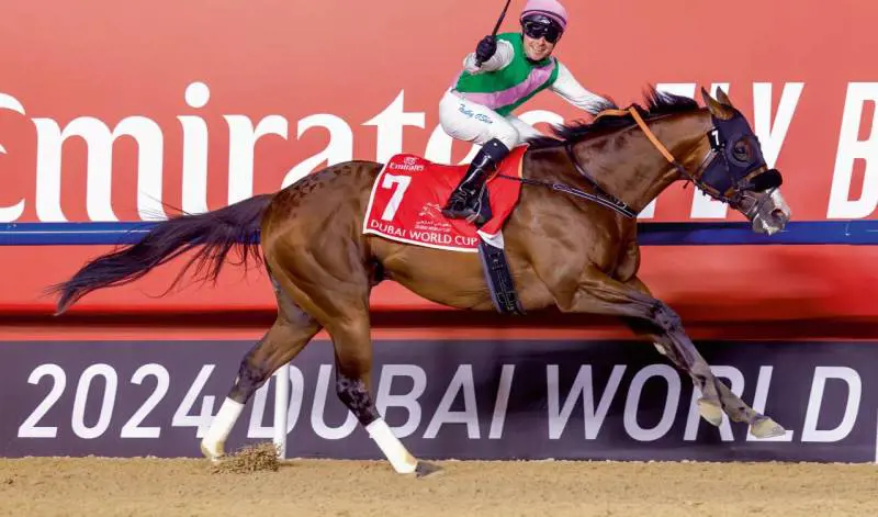Laurel River, vincitore DWC2024 (www.dubairacingclub.com)